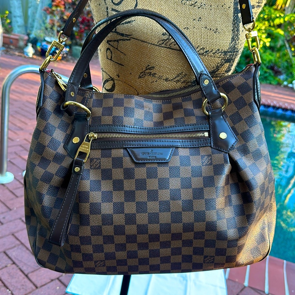 Authentic Louis Vuitton Evora MM Ebene